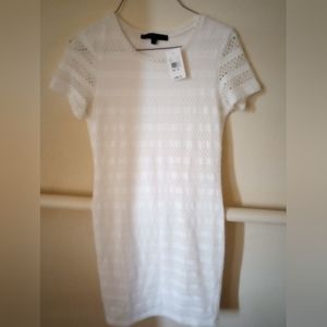 Generation Love Tory Eyelot Dress-White